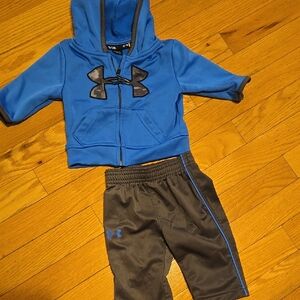 Under Armour Blue and Gray Joggers Relaxed Fit